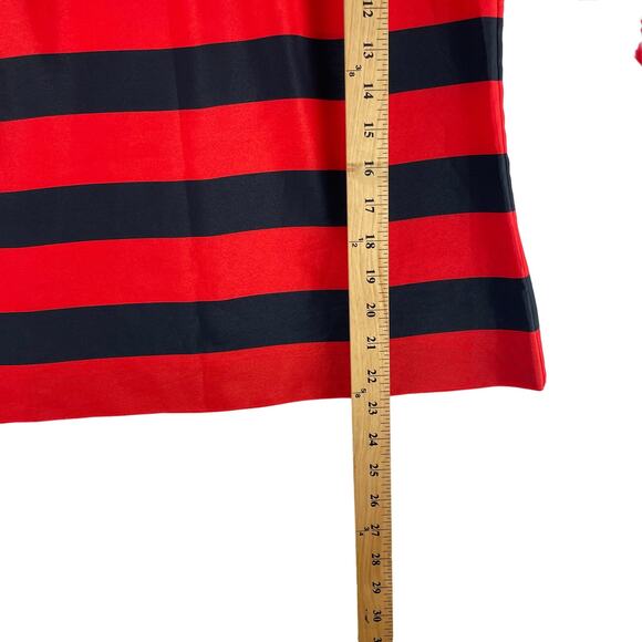J. Crew Women's Red/Blue Striped Top Size S - Picture 5 of 10